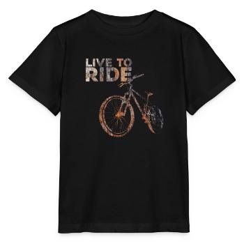 Vivre pour rouler - T-shirt bio MINI CREATOR Stanley/Stella Enfant - noir - Devant - Mikhail (115cm)