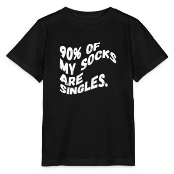 Chaussettes simples - T-shirt bio MINI CREATOR Stanley/Stella Enfant - noir - Devant - Mikhail (115cm)