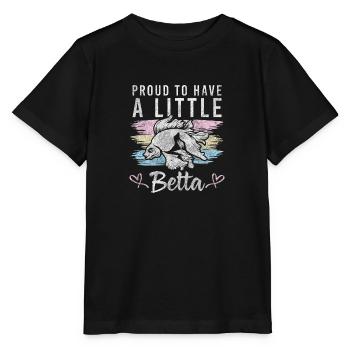 Fish Pets Ornamental fish - Stanley/Stella MINI CREATOR Kids’ T-Shirt - black - Front - Mikhail (115cm)
