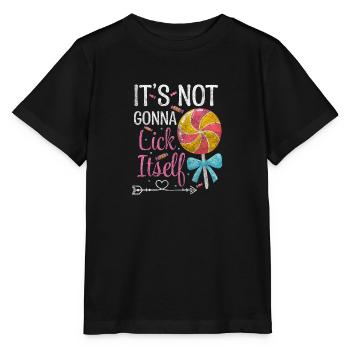 Candy Sugar Snacking Enjoyment - Stanley/Stella MINI CREATOR Kids’ T-Shirt - black - Front - Mikhail (115cm)