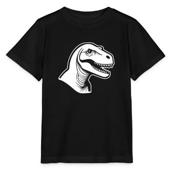 Dino Dinosaur Dinosaurs Paleontology - Stanley/Stella MINI CREATOR Kids’ T-Shirt - black - Front - Mikhail (115cm)