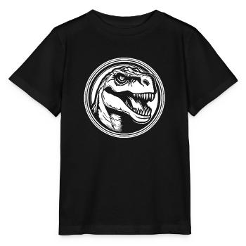 Dino Dinosaur Dinosaurs Paleontology - Stanley/Stella MINI CREATOR Kids’ T-Shirt - black - Front - Mikhail (115cm)