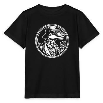 Dino Dinosaur Dinosaurs Paleontology - Stanley/Stella MINI CREATOR Kids’ T-Shirt - black - Front - Mikhail (115cm)