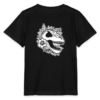 Dino Dinosaur Dinosaurs Paleontology - Stanley/Stella MINI CREATOR Kids’ T-Shirt - black - Front - Mikhail (115cm)