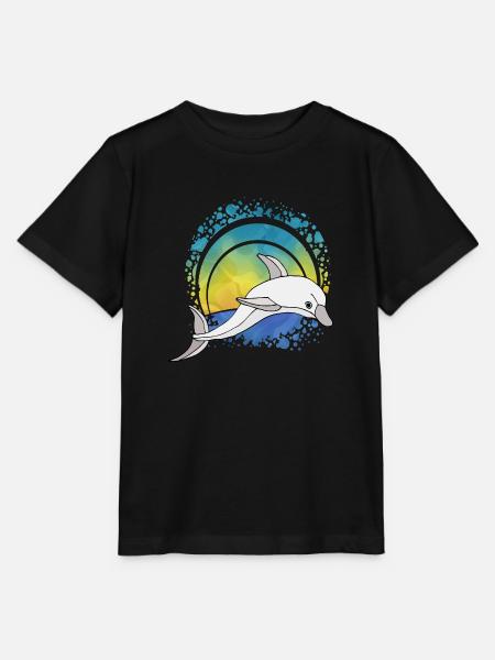 Delfin - Stanley/Stella Kinder T-Shirt MINI CREATOR  - Schwarz