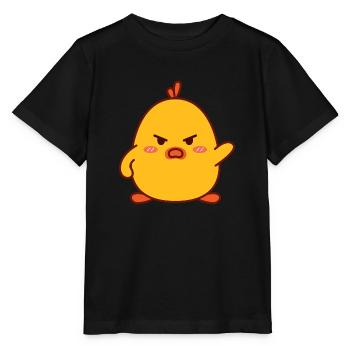 Angry Chicken - Stanley/Stella Kinder T-Shirt MINI CREATOR  - Schwarz - Vorne - Mikhail (115cm)