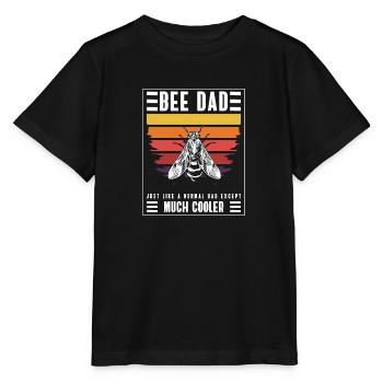 Honig Bienen Fliegen - Stanley/Stella Kinder T-Shirt MINI CREATOR  - Schwarz - Vorne - Mikhail (115cm)
