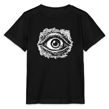 Auge Augen Augenarzt - Stanley/Stella Kinder T-Shirt MINI CREATOR  - Schwarz - Vorne - Mikhail (115cm)