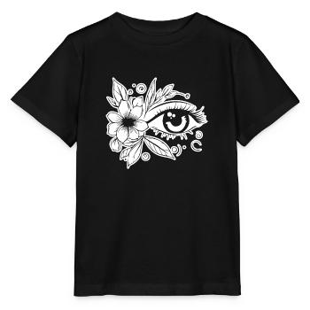 Auge Augen Augenarzt - Stanley/Stella Kinder T-Shirt MINI CREATOR  - Schwarz - Vorne - Mikhail (115cm)