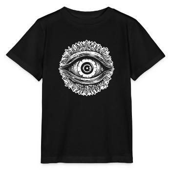 Auge Augen Augenarzt - Stanley/Stella Kinder T-Shirt MINI CREATOR  - Schwarz - Vorne - Mikhail (115cm)