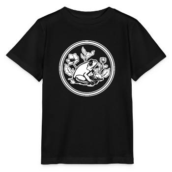 Crapaud amphibien grenouille - T-shirt bio MINI CREATOR Stanley/Stella Enfant - noir - Devant - Mikhail (115cm)