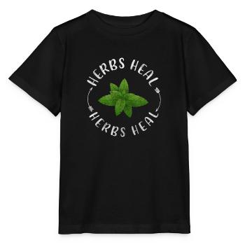 Plantes médicinales Healing Health Pharmacie - T-shirt bio MINI CREATOR Stanley/Stella Enfant - noir - Devant - Mikhail (115cm)