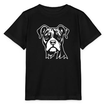 Boxer Dog Dog Breeds - Stanley/Stella MINI CREATOR Kids’ T-Shirt - black - Front - Mikhail (115cm)