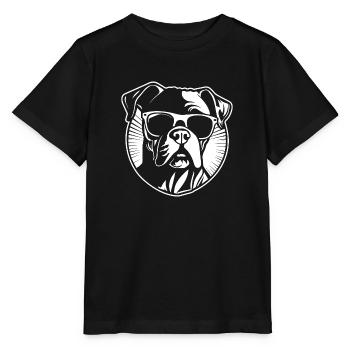 Boxer Dog Dog Breeds - Stanley/Stella MINI CREATOR Kids’ T-Shirt - black - Front - Mikhail (115cm)