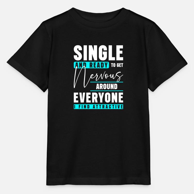 Single Liebe Partner - Stanley/Stella Kinder T-Shirt MINI CREATOR  - Schwarz