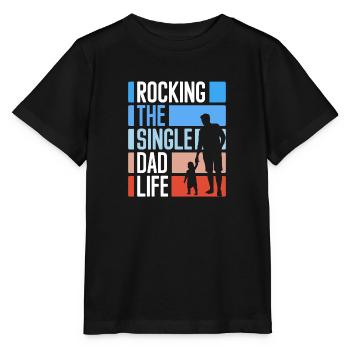 Relation célibataire Solitaire - T-shirt bio MINI CREATOR Stanley/Stella Enfant - noir - Devant - Mikhail (115cm)