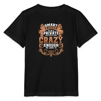 Agent Hinweis Auf der Spur Verbrechen - Stanley/Stella Kinder T-Shirt MINI CREATOR  - Schwarz - Vorne - Mikhail (115cm)