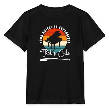 Pianiste Art Pianiste - T-shirt bio MINI CREATOR Stanley/Stella Enfant - noir - Devant - Mikhail (115cm)