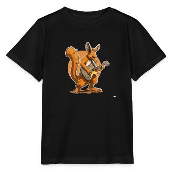 Rockin Känguru - Stanley/Stella Kinder T-Shirt MINI CREATOR  - Schwarz - Vorne - Mikhail (115cm)