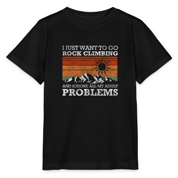 Problem Solution Cool - Stanley/Stella MINI CREATOR Kids’ T-Shirt - black - Front - Mikhail (115cm)
