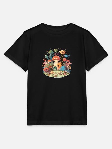 Der verzauberte Garten - Stanley/Stella Kinder T-Shirt MINI CREATOR - Schwarz