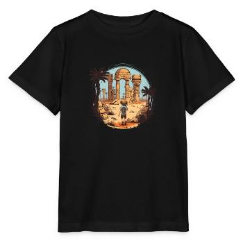 Arts martiaux : combatif - T-shirt bio MINI CREATOR Stanley/Stella Enfant - noir - Devant - Mikhail (115cm)
