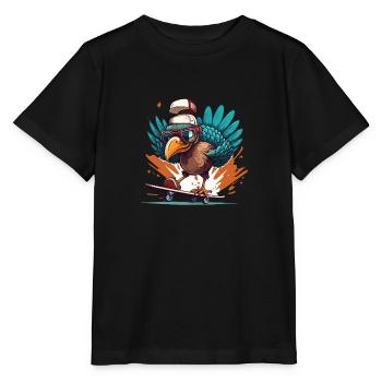 Turk-Skateboarding - Stanley/Stella MINI CREATOR Kids’ T-Shirt - black - Front - Mikhail (115cm)