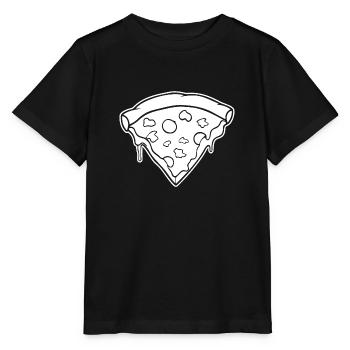 Pizza Fast Food Pizzeria - Stanley/Stella Kinder T-Shirt MINI CREATOR  - Schwarz - Vorne - Mikhail (115cm)