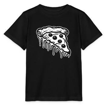 Pizza Restauration rapide Pizzeria - T-shirt bio MINI CREATOR Stanley/Stella Enfant - noir - Devant - Mikhail (115cm)