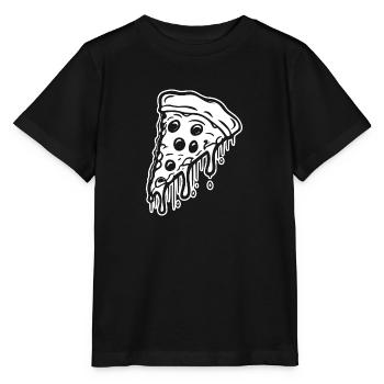 Pizza Restauration rapide Pizzeria - T-shirt bio MINI CREATOR Stanley/Stella Enfant - noir - Devant - Mikhail (115cm)