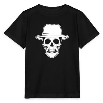 Skeleton Costume Bones Halloween Horror - Stanley/Stella MINI CREATOR Kids’ T-Shirt - black - Front - Mikhail (115cm)