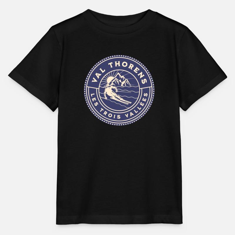 Val Thorens Ski - T-shirt bio MINI CREATOR Stanley/Stella Enfant - noir