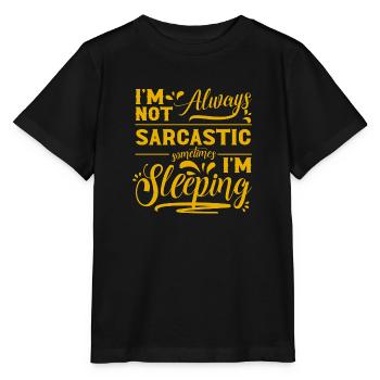 Sleepers, late risers, lazy - Stanley/Stella MINI CREATOR Kids’ T-Shirt - black - Front - Mikhail (115cm)