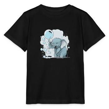 Explosion de bulles - T-shirt bio MINI CREATOR Stanley/Stella Enfant - noir - Devant - Mikhail (115cm)