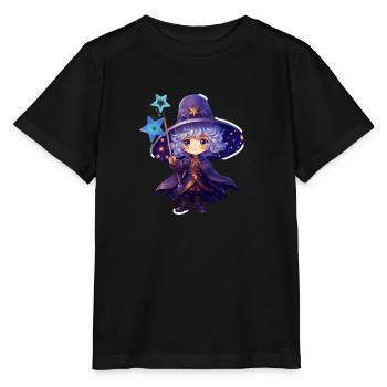 Magic Guardian of the Stars - Stanley/Stella Kinder T-Shirt MINI CREATOR  - Schwarz - Vorne - Mikhail (115cm)