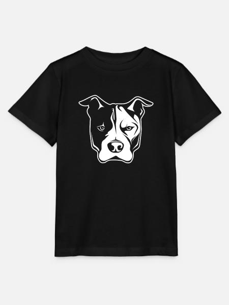 Pitbull - Maglietta per bambini MINI CREATOR di Stanley/Stella - nero