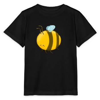Bumblebee Happiness - T-shirt bio MINI CREATOR Stanley/Stella Enfant - noir - Devant - Mikhail (115cm)