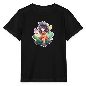 Enchanting Spellcaster Tee - Stanley/Stella Kinder T-Shirt MINI CREATOR  - Schwarz - Vorne - Mikhail (115cm)