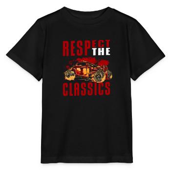 Automobil Mechaniker Alt - Stanley/Stella Kinder T-Shirt MINI CREATOR  - Schwarz - Vorne - Mikhail (115cm)