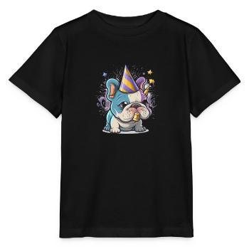 Partyhund - Stanley/Stella Kinder T-Shirt MINI CREATOR  - Schwarz - Vorne - Mikhail (115cm)