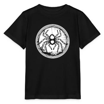 Spider spiders animals - Stanley/Stella MINI CREATOR Kids’ T-Shirt - black - Front - Mikhail (115cm)
