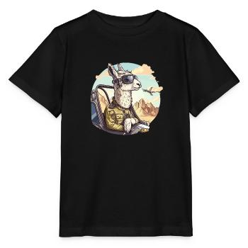 Flou de haut vol - T-shirt bio MINI CREATOR Stanley/Stella Enfant - noir - Devant - Mikhail (115cm)