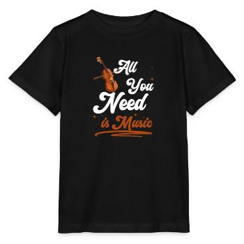 Musiker Trinkgeld Stadtmusiker Entertainer - Stanley/Stella Kinder T-Shirt MINI CREATOR  - Schwarz - Vorne - Mikhail (115cm)