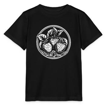 Strawberry Fruit Fruit - Stanley/Stella MINI CREATOR Kids’ T-Shirt - black - Front - Mikhail (115cm)