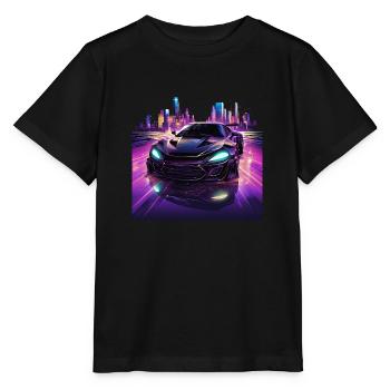 Fascination of the Night - Sports Car City Speed - Stanley/Stella MINI CREATOR Kids’ T-Shirt - black - Front - Mikhail (115cm)