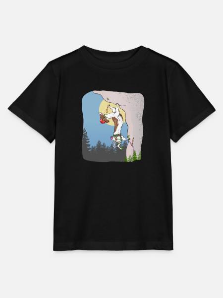 Escalade canine - T-shirt bio MINI CREATOR Stanley/Stella Enfant - noir