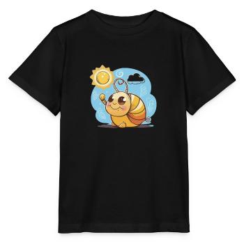 Slowing it Down - Stanley/Stella MINI CREATOR Kids’ T-Shirt - black - Front - Mikhail (115cm)