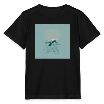 weniger plastik, mehr leben - Stanley/Stella Kinder T-Shirt MINI CREATOR  - Schwarz - Vorne - Mikhail (115cm)