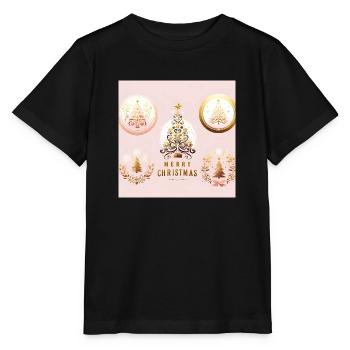 merry christmas - Stanley/Stella MINI CREATOR Kids’ T-Shirt - black - Front - Mikhail (115cm)
