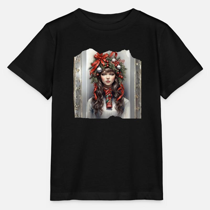 Weihnachtsmann Heiligabend Mitternachtsmesse Weihnachtsbaum Geschenke - Stanley/Stella Kinder T-Shirt MINI CREATOR  - Schwarz